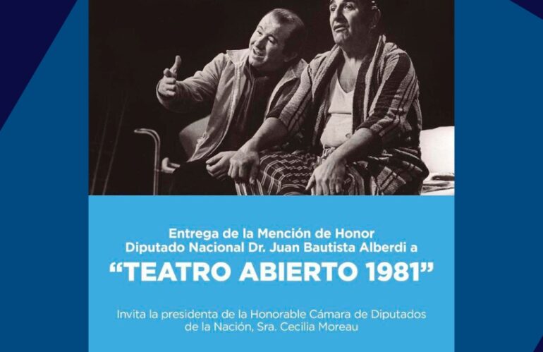 Apdea Informa: Homenaje a Teatro Abierto 1981