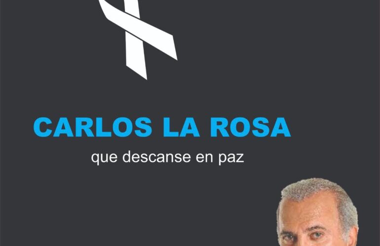 Adiós Carlos La Rosa